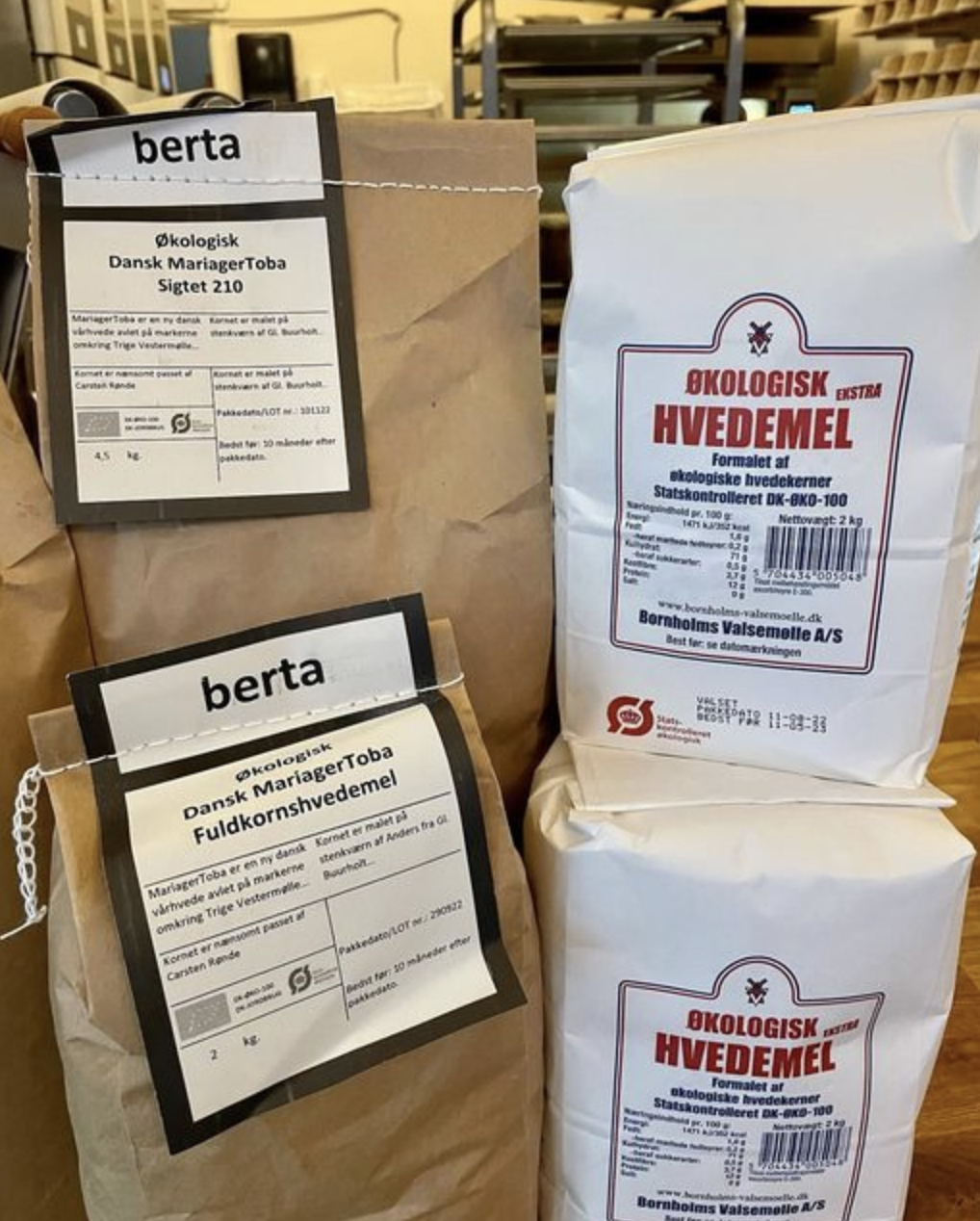 bertas økologiske mel